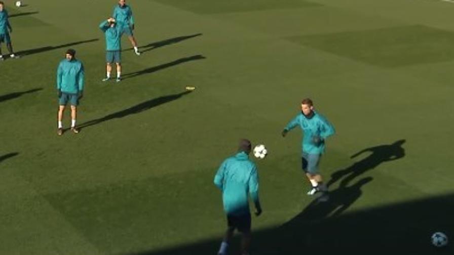 Allenamento calcio Real Madrid gara Allenamento calcio Real Madrid gara